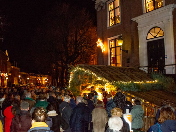 Kerststal opening princenhage