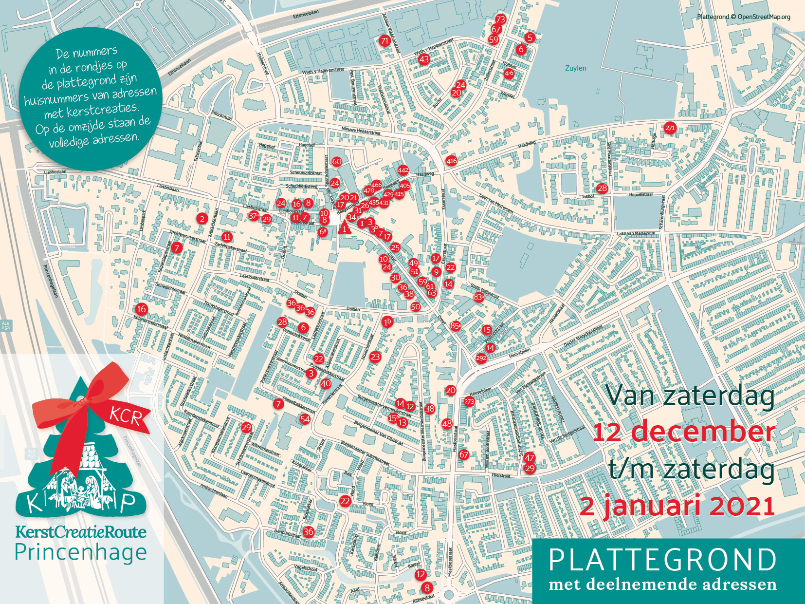 PlattegrondKerstCreatieRoute 2020