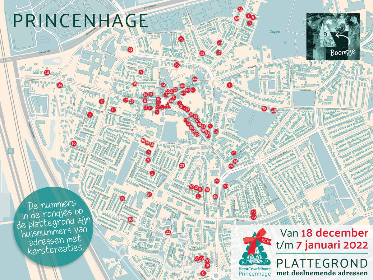 Plattegrond Princenhage KCR 2021