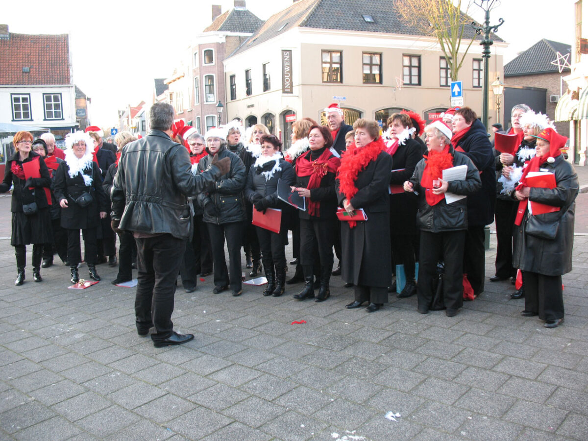 kerstkoor op de Haagsemarkt