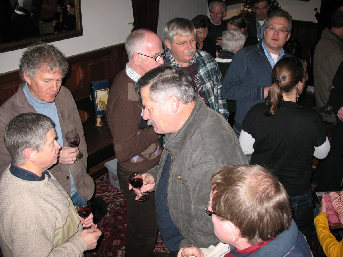 receptie na de opening van kerststal Princenhage