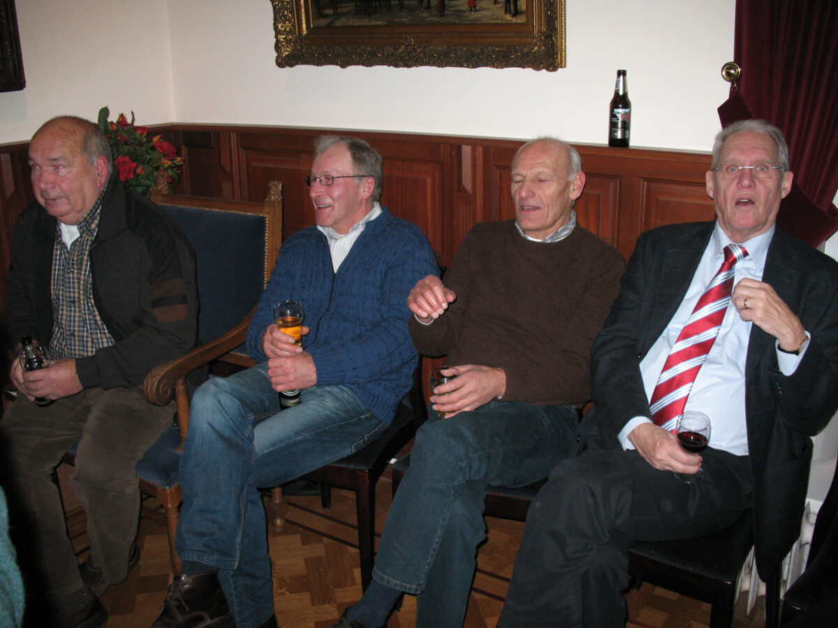 receptie na de opening van kerststal Princenhage