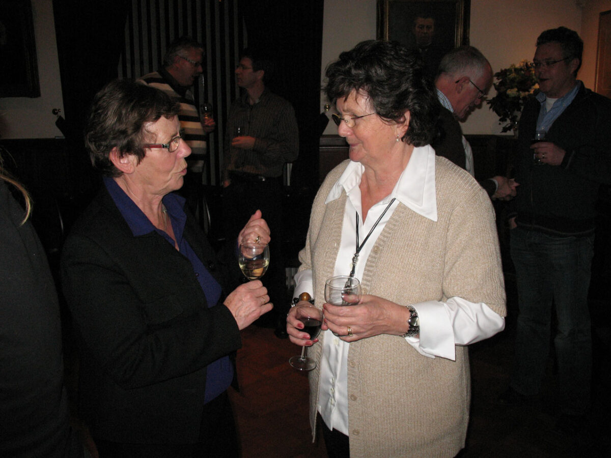 receptie na de opening van kerststal Princenhage