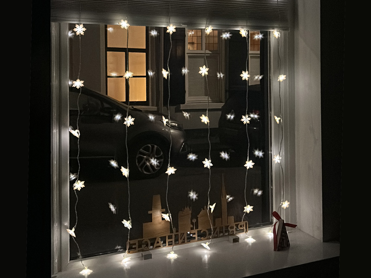 Lichtjes voor de ramen