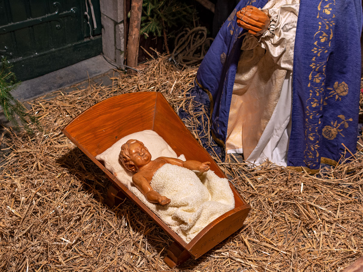 kribbe met kindeke jezus
