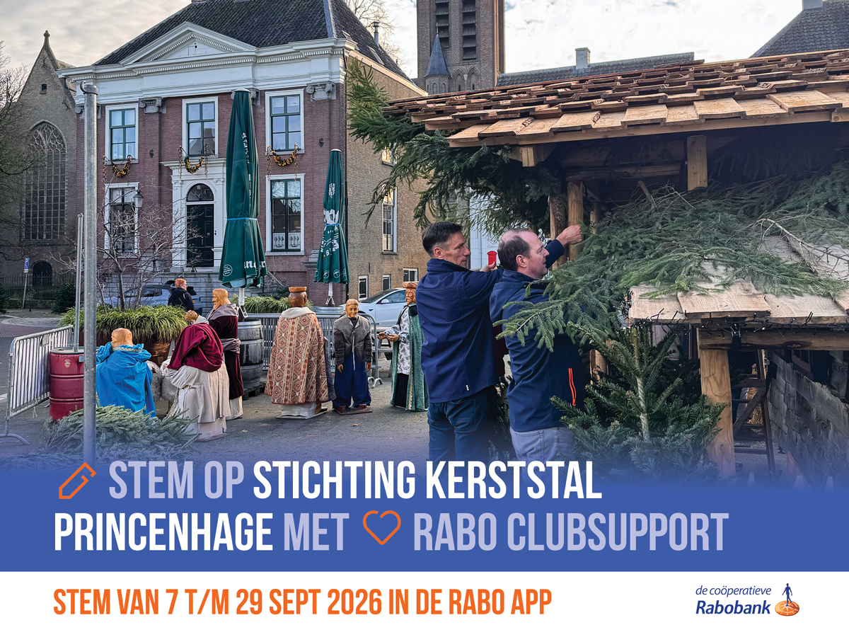 Rabo ClubSupport 2026: Stem op Kerststal Princenhage