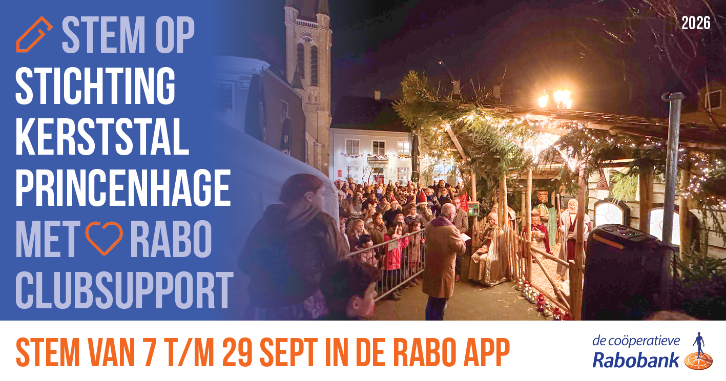 Rabo ClubSupport 2026: Stem op Kerststal Princenhage • kerststal op de Haagsemarkt • facebook formaat